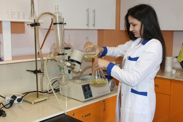 Laboratory technician conducting testing — safety certification