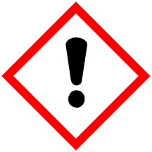 Exclamation mark pictogram (GHS07)