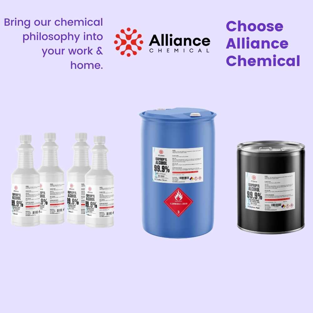 Quality Chemical Alcohol isopropílico grado 99% anhidro (IPA) - caja de 2  galones