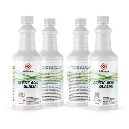 Acetic Acid Glacial Technical grade in 4 poly quart bottles