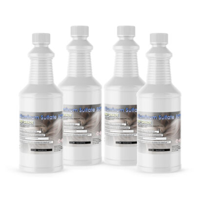 Aluminum Sulfate Solution 4 quart poly bottles