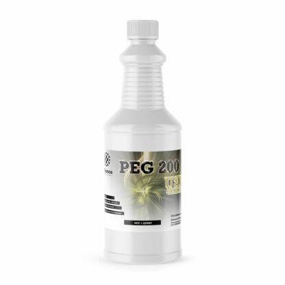Polyethylene Glycol (PEG) 200 USP Grade 1 quart poly bottle