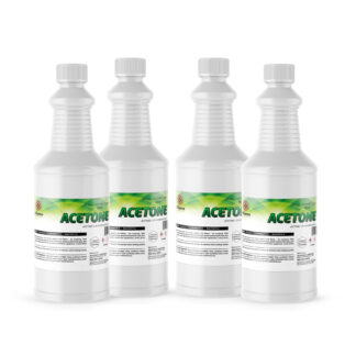 Acetone Technical grade in 4 quart poly bottles