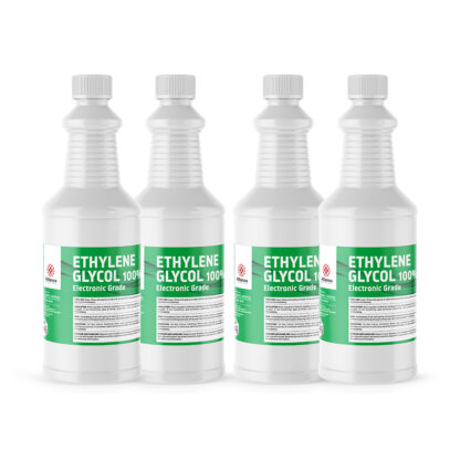 Ethylene Glycol 100% Semiconductor Grade 4 quart poly bottles