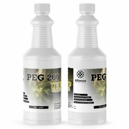 Polyethylene Glycol (PEG) 200 USP Grade 2 quart poly bottles