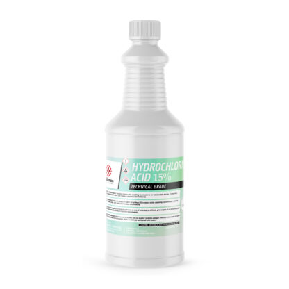 Hydrochloric Acid 15% Quart poly bottle