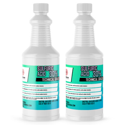 Sulfuric Acid 30% Technical Grade 2 quart poly bottles
