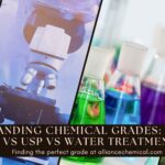 Blog banner for different grades of chemicals