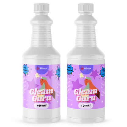 Gleam Guru 2 Quart poly bottles