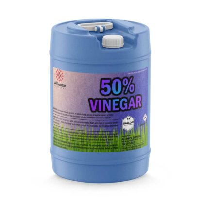 50% Vinegar in one gallon poly bottle