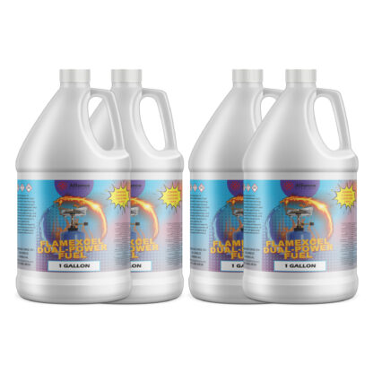 FlameXcel Dual Power Fuel 4 gallon poly bottles with handles