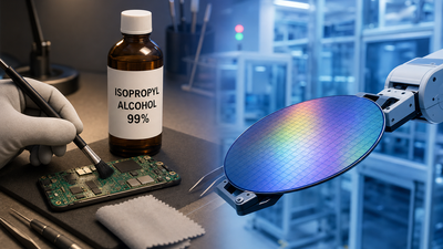 Isopropyl Alcohol for Electronics: From Your Repair Bench to a $50,000 Wafer