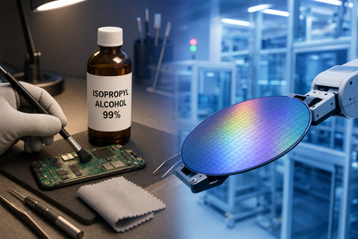 Isopropyl Alcohol for Electronics: From Your Repair Bench to a $50,000 Wafer