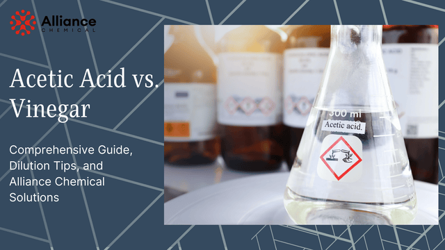 Acetic Acid vs. Vinegar Banner