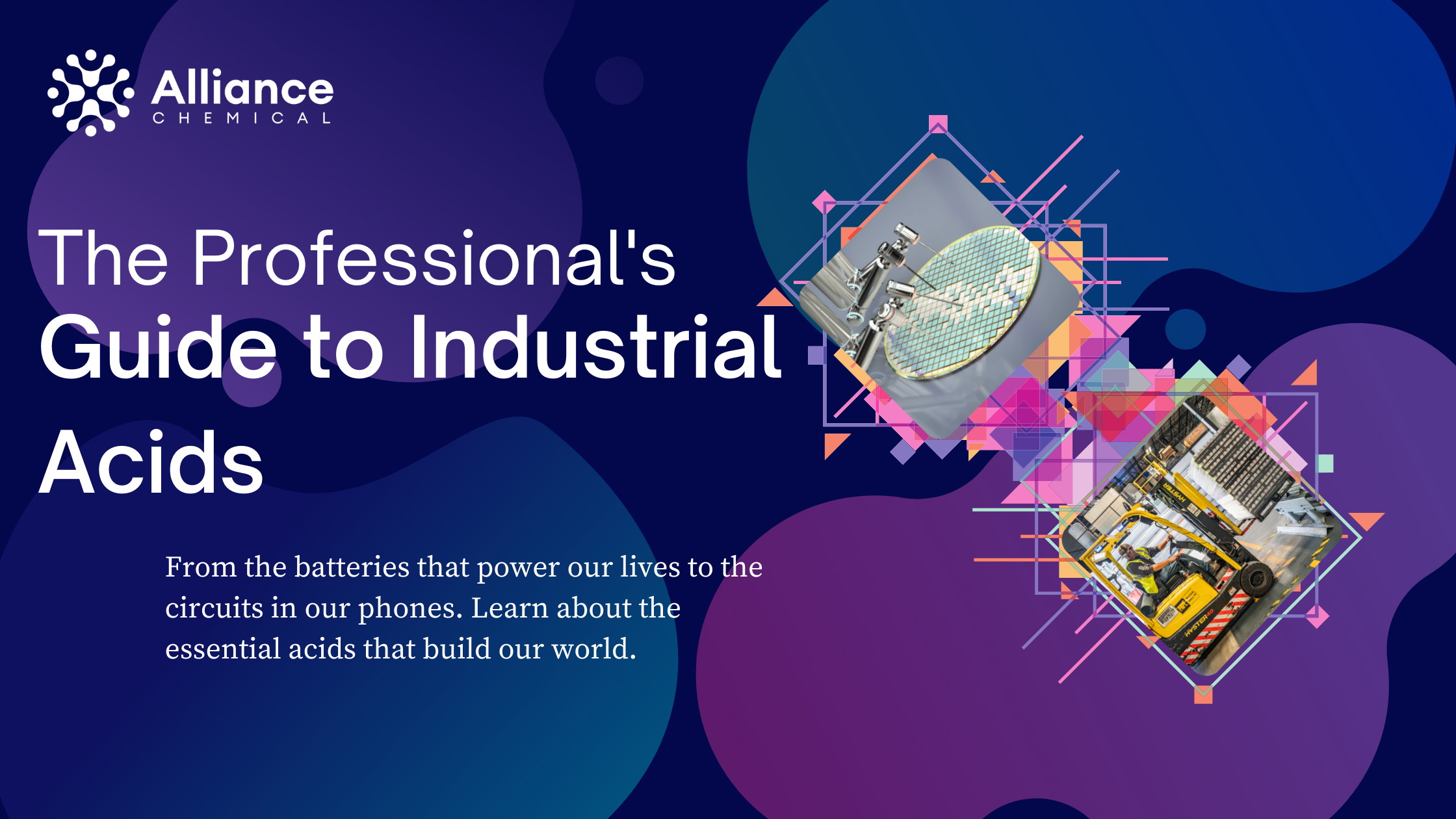 The Professional's Guide to Industrial Acids: Uses, Science & Safety Blog Banner Purple Colored 