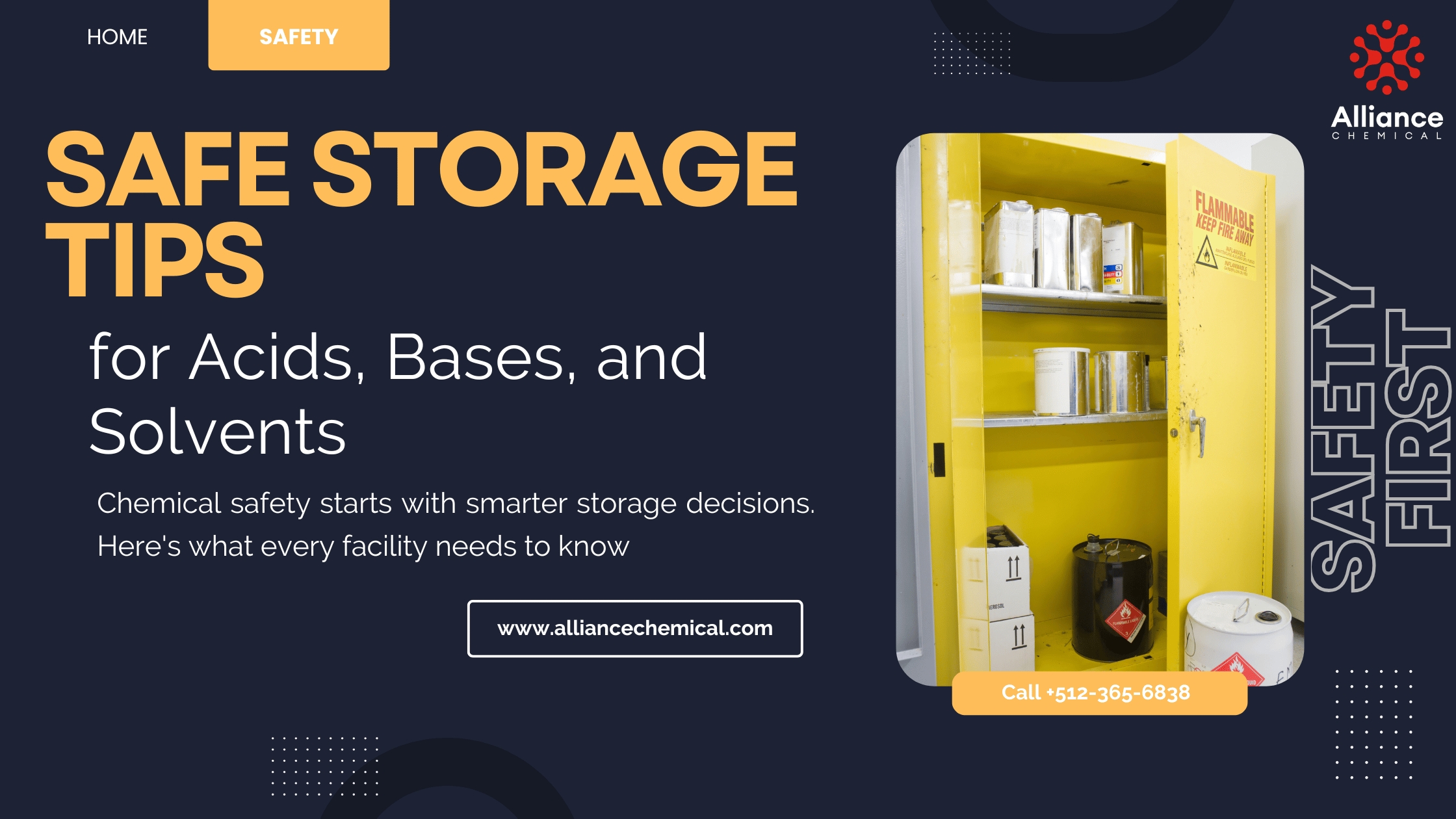 Safe Storage Tips for Acids, Bases, and Solvents: What You Must Know