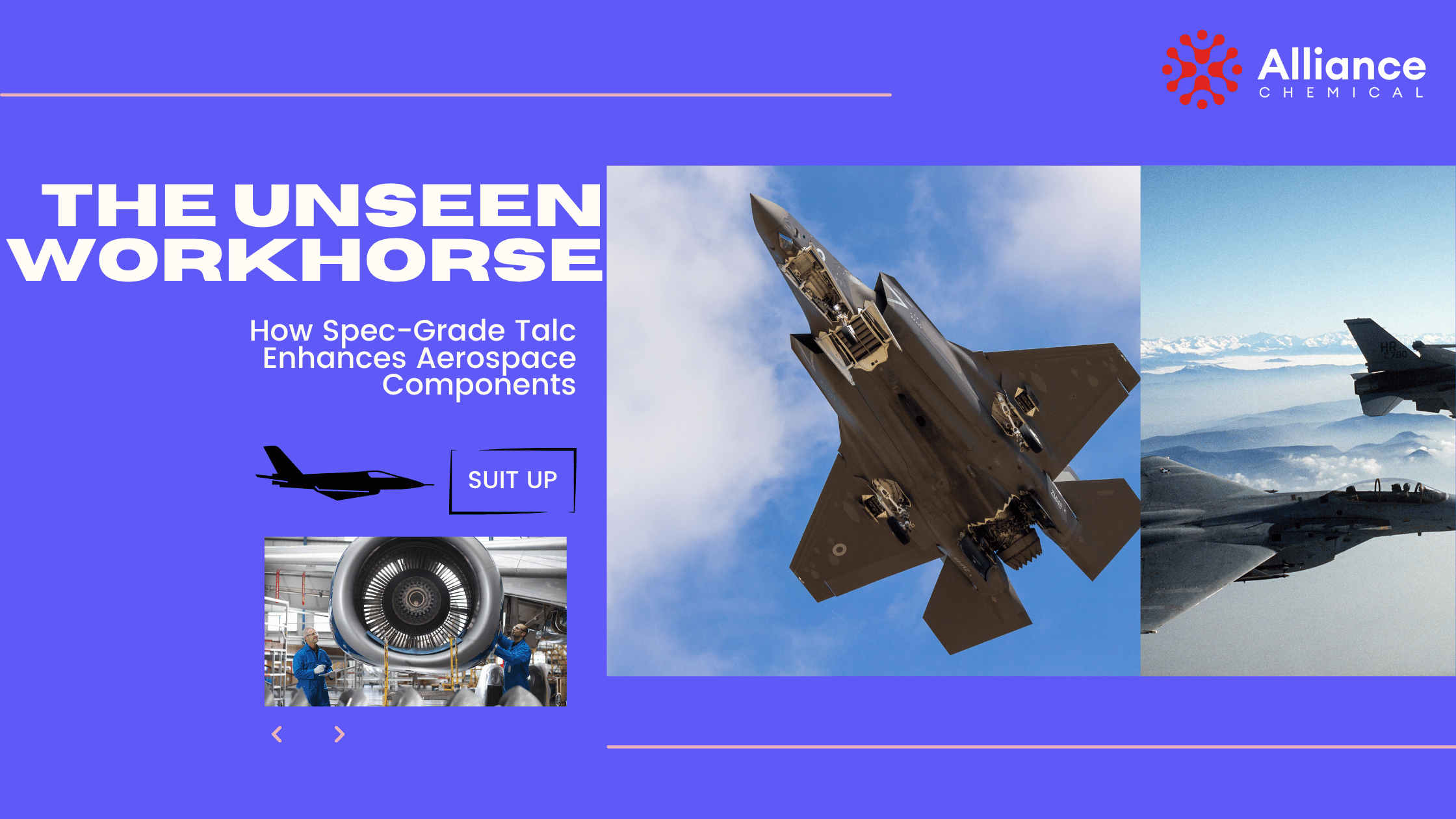 Purple Aerospace Talc Blog Banner