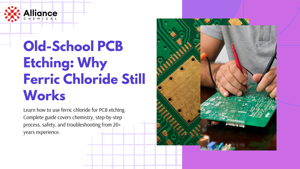 Old-School PCB Etching: Why Ferric Chloride Still Works — Alliance Chemical
