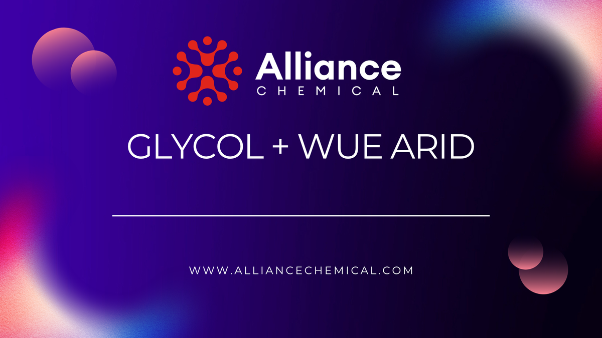 Glycol coolant water-use efficiency in arid-climate data centers