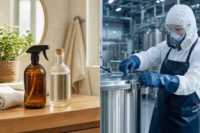 The Viral Peroxide-and-Vinegar "Super-Cleaner" Is Brewing Industrial Acid — Here’s the Safe Way