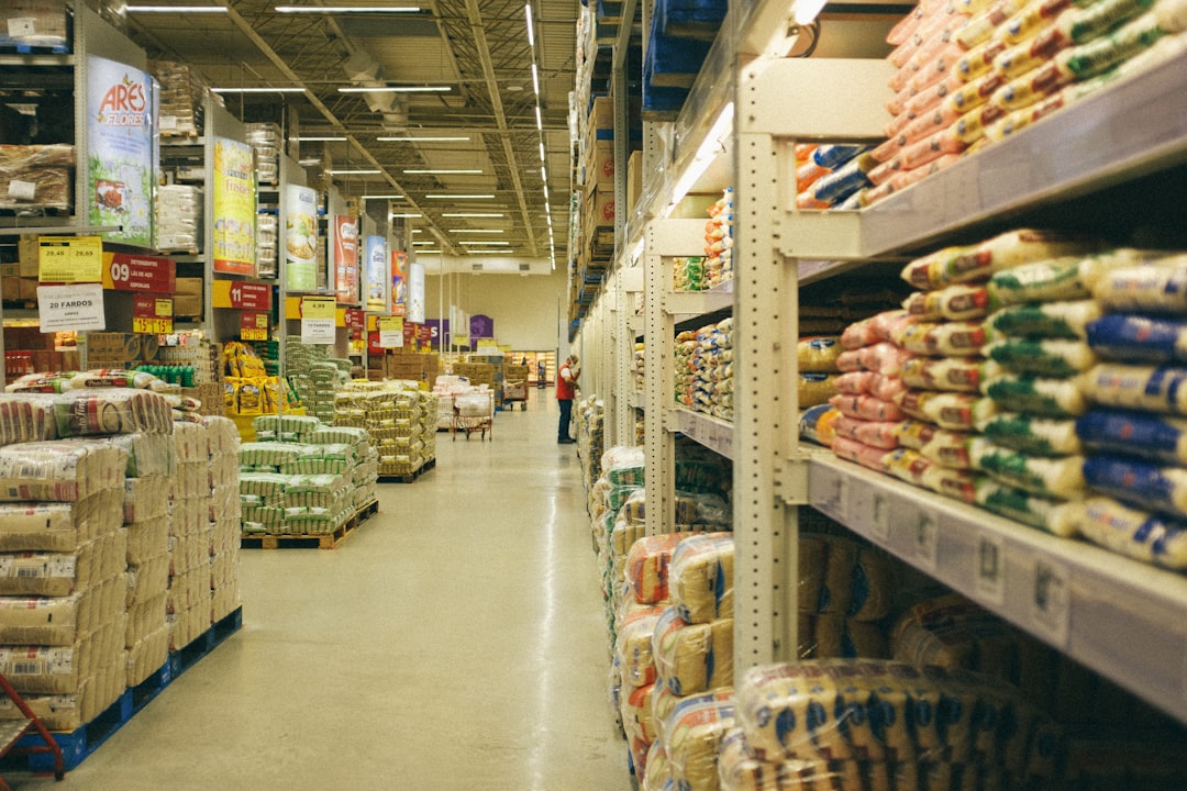 Food safety and regulatory compliance - packaged food products on shelf