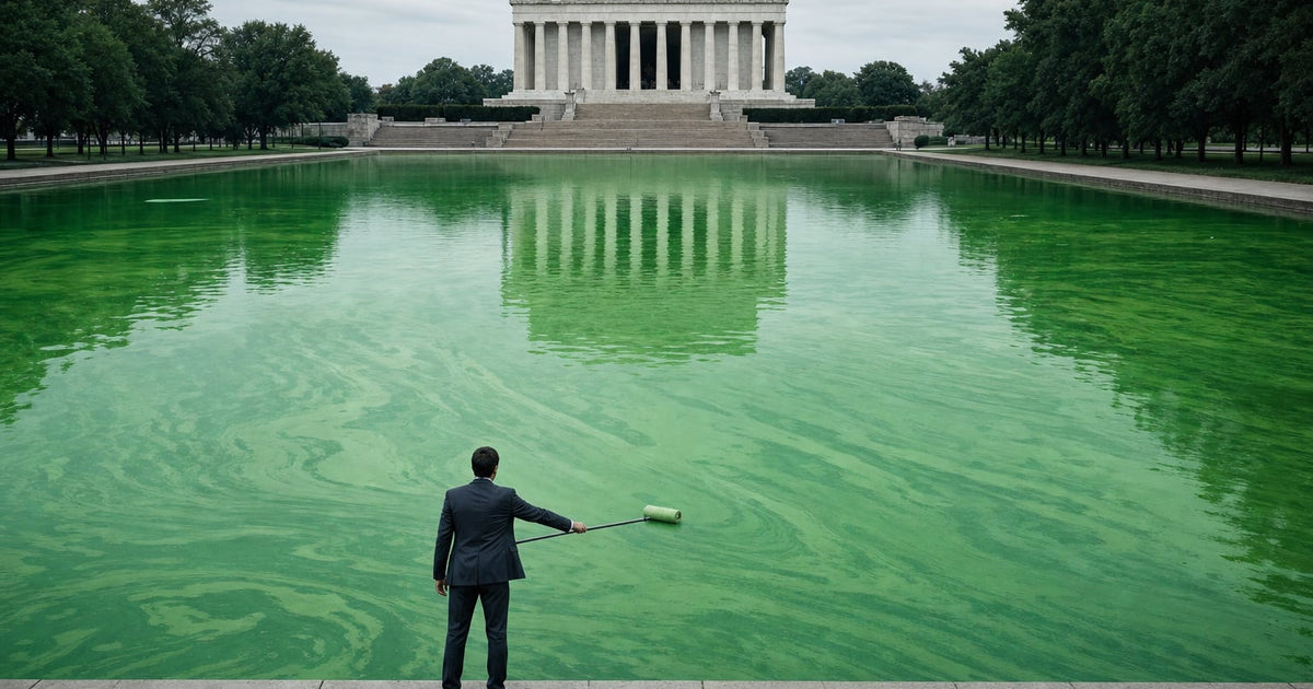 Why the Reflecting Pool Turned Green After $14M
