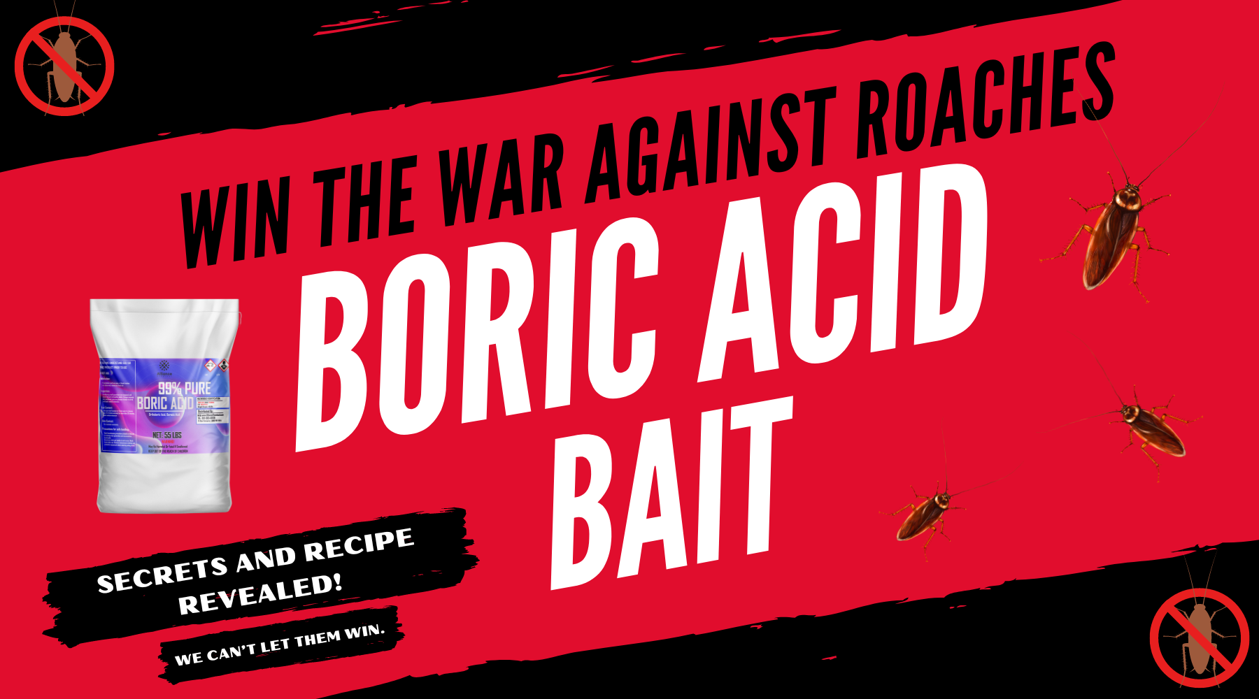 Win the War Against Roaches: Boric Acid Bait Secrets Revealed