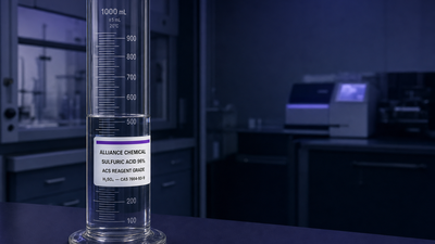 Sulfuric Acid 96% ACS Grade: The Definitive Reference to H₂SO₄ Properties, Lab Uses & Safety
