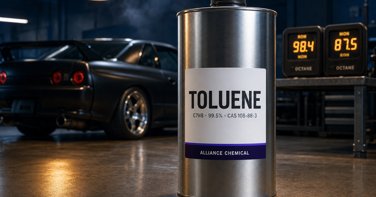 Toluene 99.5%: Race Gas, Lacquer & Synthesis Solvent Guide