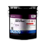 Cadmium oxide powder ACS reagent grade in a 25-lb black pail for glazing and battery fabrication, Alliance Chemical