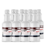 Hydrochloric Acid 25% ACS Grade in eight 1-quart white plastic bottles from Alliance Chemical