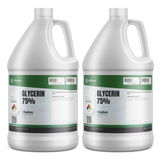 Glycerin 75% Food Grade in two 1-gallon plastic jugs from Alliance Chemical for food and beverage formulation
