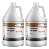 Phosphoric Acid 20% Food Grade in two 1-gallon plastic jugs, Alliance Chemical for food processing and beverage production