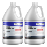 Sodium hydroxide 30% technical grade in two 1-gallon jugs from Alliance Chemical for water treatment