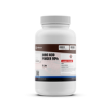 Boric Acid Powder 99% ACS Reagent Grade in a 5-lb white plastic bottle, Alliance Chemical