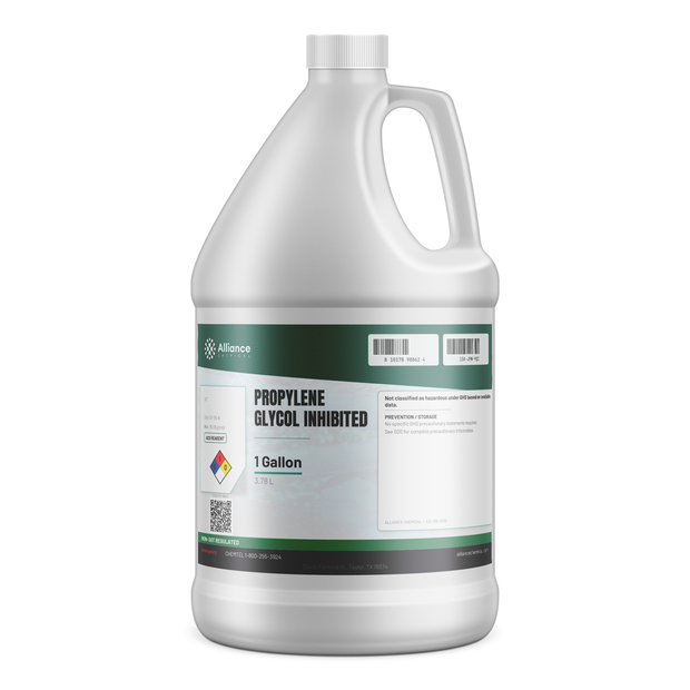 Propylene Glycol Inhibited ACS Grade in a 1-gallon plastic jug from Alliance Chemical