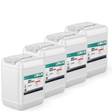 Sodium Bisulfite 40% ACS Grade in four 5-gallon jerry cans from Alliance Chemical for wastewater dechlorination