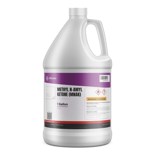 Methyl n-Amyl Ketone (MNAK) technical grade in a 1-gallon plastic jug from Alliance Chemical