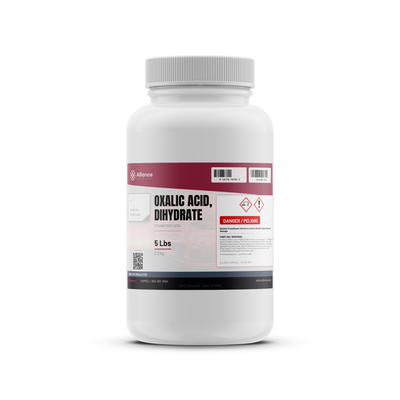 Oxalic Acid, Dihydrate - Ethanedioic Acid Technical Grade - 1 Pack (5 lbs.)