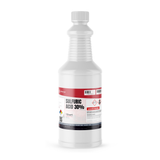 Sulfuric Acid 30% Technical Grade in a 1-quart plastic bottle, Alliance Chemical, for wastewater treatment and pH neutralization