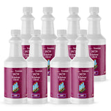 Seven 1-quart plastic bottles of Alliance Chemical Ethylene Glycol 30/70 with white screw caps and product labels.
