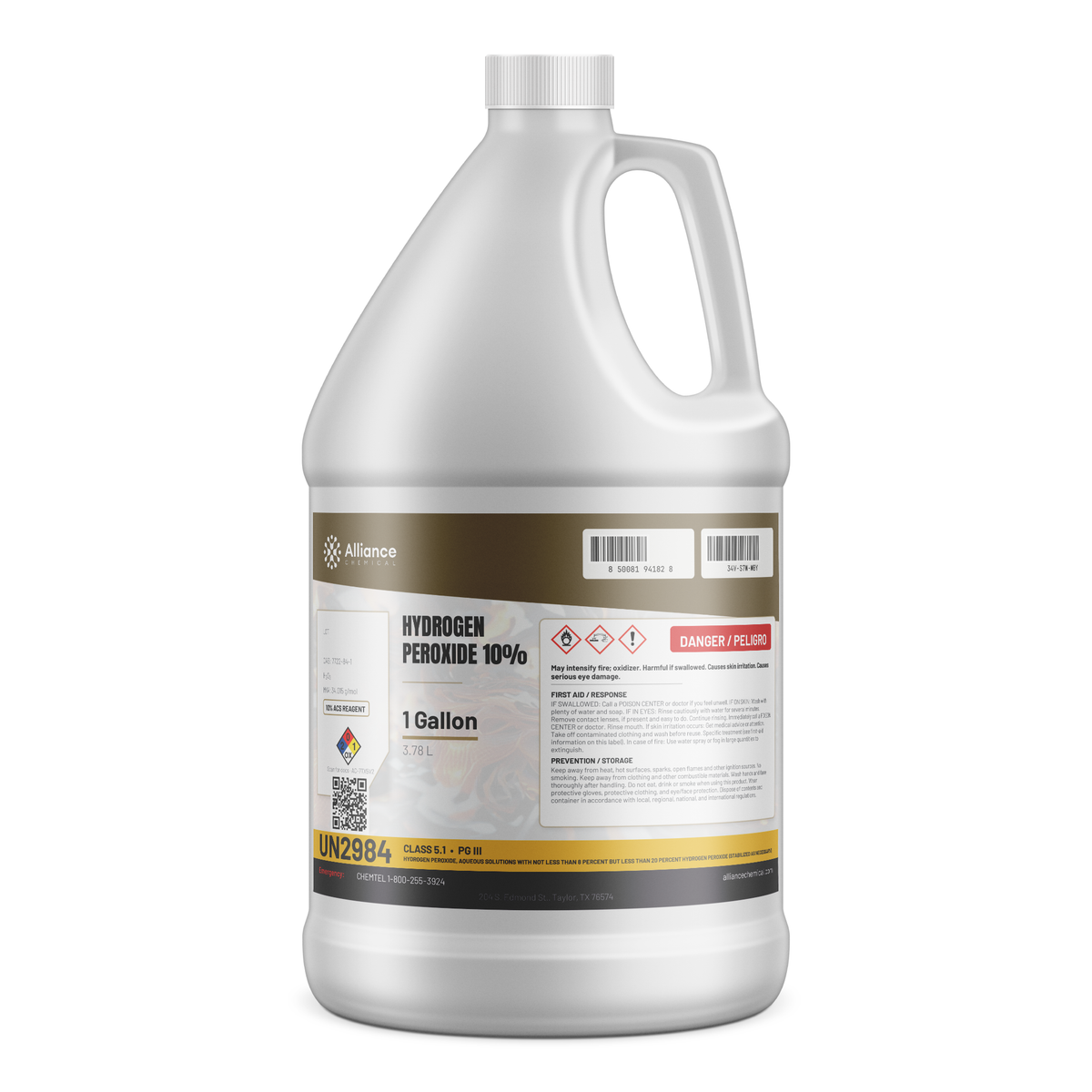 Hydrogen Peroxide 10% ACS Grade