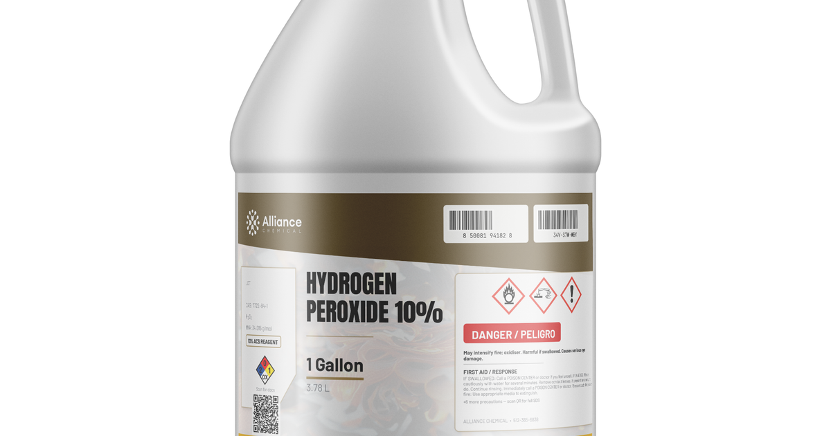 Hydrogen Peroxide 10% ACS Grade | Alliance Chemical