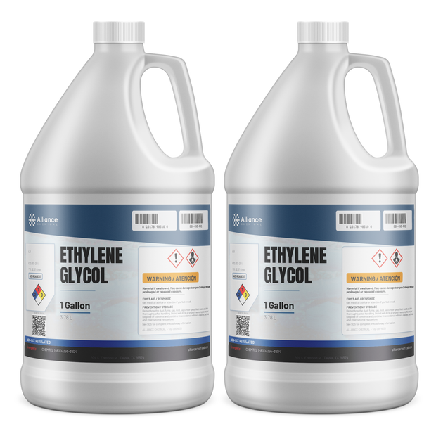 Ethylene Glycol ACS Reagent Grade in two 1-gallon plastic jugs from Alliance Chemical