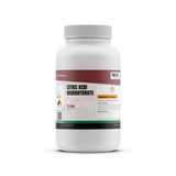 Citric acid monohydrate ACS reagent grade in a 2 lb plastic bottle from Alliance Chemical