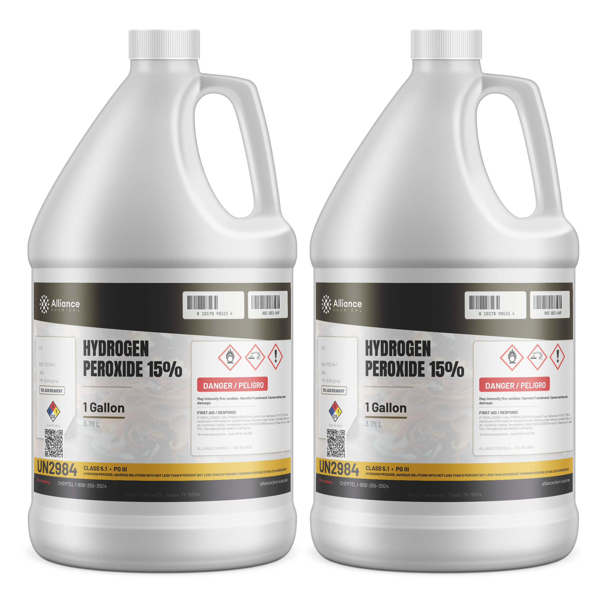 Hydrogen Peroxide 15% ACS Grade | Alliance Chemical