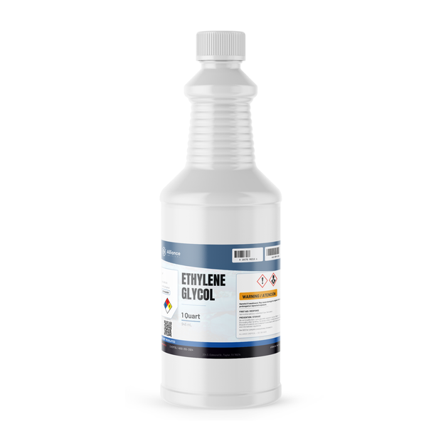Ethylene Glycol ACS Reagent Grade in a 1-quart plastic bottle, Alliance Chemical