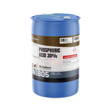 Phosphoric Acid 30% Technical Grade in a 55-gallon blue drum for rust removal, Alliance Chemical