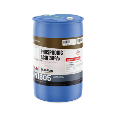Phosphoric Acid 30% - The Ultimate Rust Remover Solution Technical Grade - 55 Gallon Drum