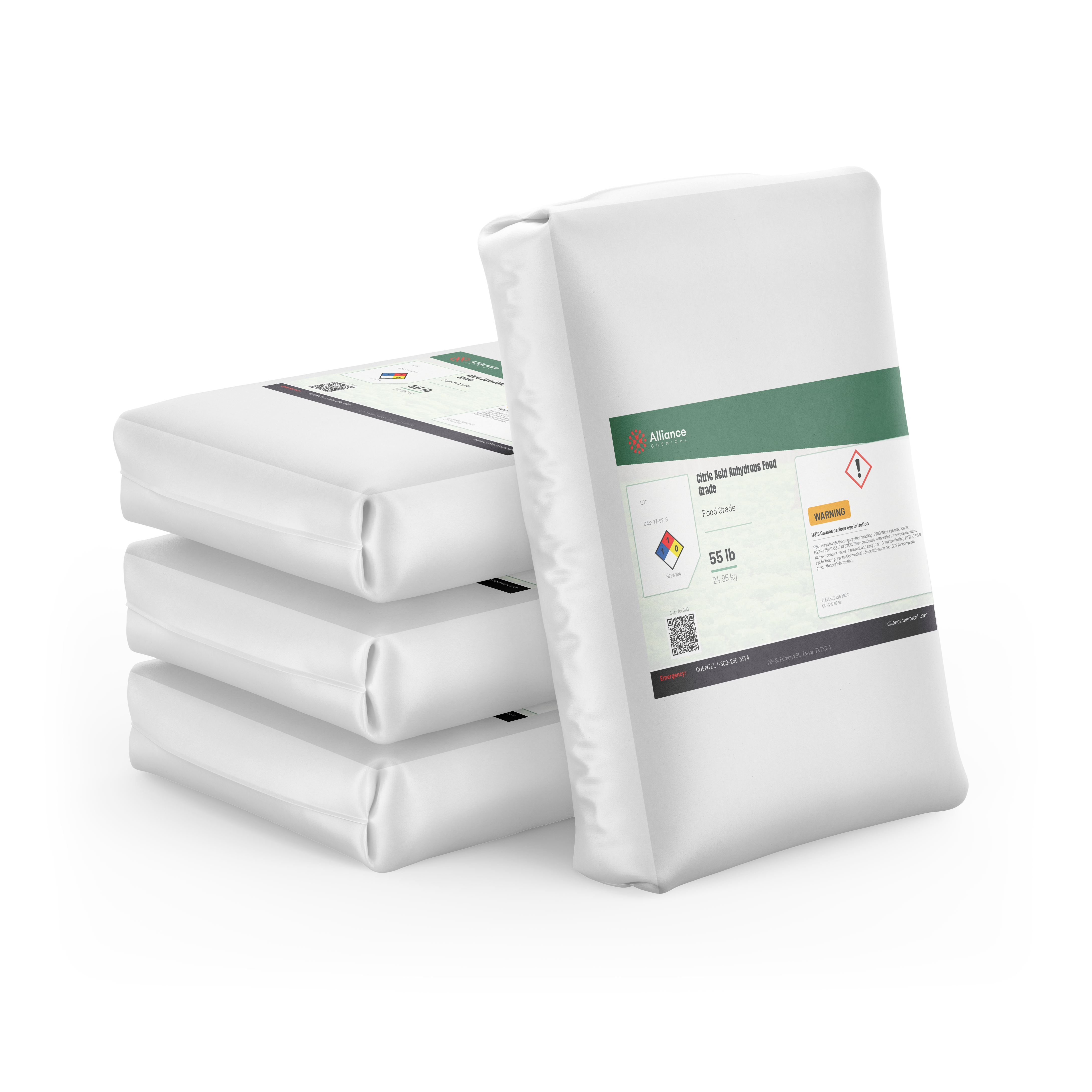 Citric Acid Anhydrous - Food Grade - Bulk Pallet